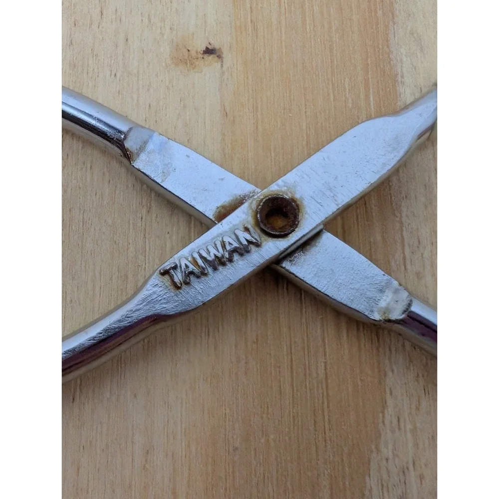 Vintage Jar Lifter Tongs‎ Taiwan Rubber Grip Canning Kitchen Tool Metal